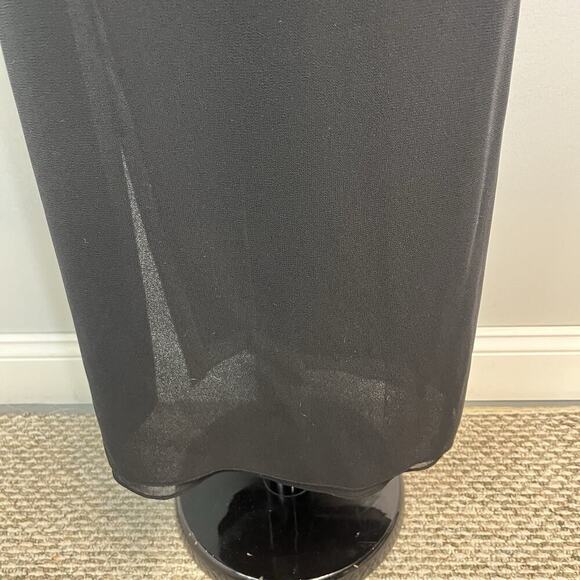 JS Collections Skirt size 10 Long Black Crepe Straight Formal Evening Wedding - Picture 6 of 11